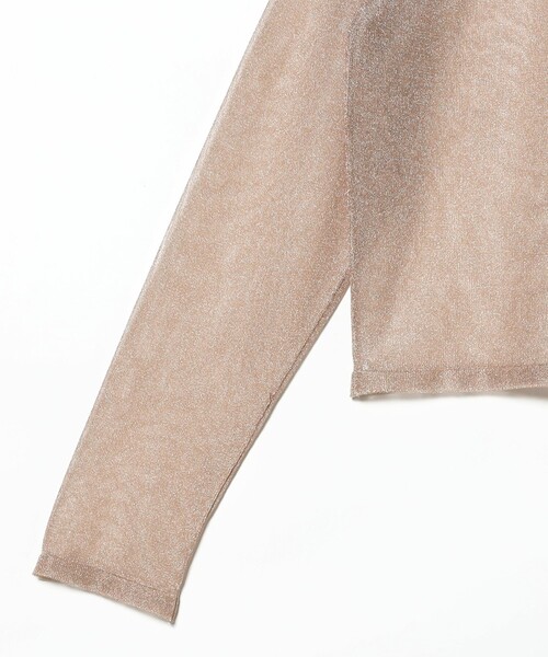 BAUM UND PFERDGARTEN（バウムウンドヘルガーデン）の「BAUM UND PFERDGARTEN / グリッター ニットカーディガン（カーディガン/ボレロ・レディース・ブラウン系その他2・ONE SIZE）」の11枚目の写真