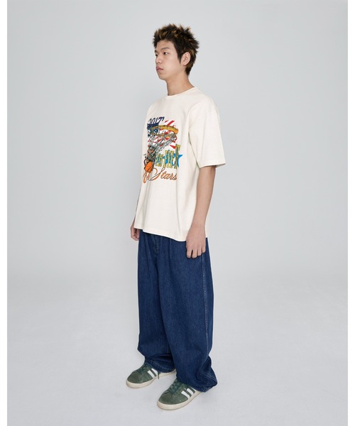 YESEYESEE(イエスアイシー)の「Y.E.S Goal In Tee(Tシャツ/カットソー・メンズ・チャコール/ナチュラル/ブルー・S/M/L/XL)」の20枚目の写真