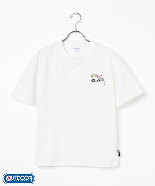 Honeys(ハニーズ)の「【速乾ドライ・UVカット】OUTDOOR PRODUCTS/半袖Tシャツ(Tシャツ/カットソー・レディース・ホワイト系その他/ネイビー/ホワイト×グレー/スミクロ/ライトベージュ/ピンク・L/S/M/LL)」の12枚目の写真