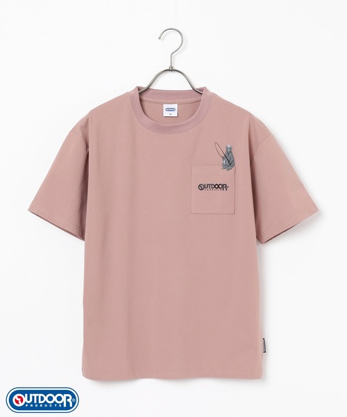 Honeys(ハニーズ)の「【速乾ドライ・UVカット】OUTDOOR PRODUCTS/半袖Tシャツ(Tシャツ/カットソー・レディース・ホワイト系その他/ネイビー/ホワイト×グレー/スミクロ/ライトベージュ/ピンク・L/S/M/LL)」の22枚目の写真