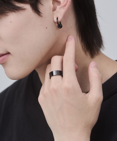 WYZ surgical stainless(ダブリューワイジィーサージカルステンレス)の「【 金属アレルギー対応 】シンプル サージカルステンレス リング(リング・メンズ・ゴールド/ブラック/シルバー・16号/18号/20号)」の18枚目の写真
