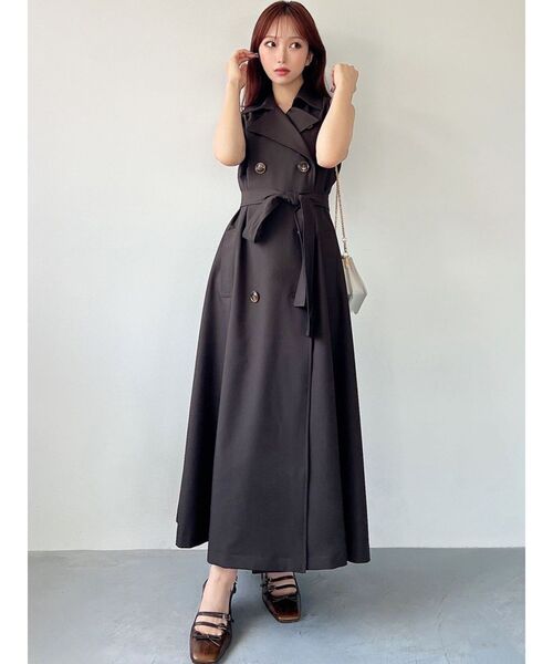 RESEXXY（リゼクシー）の「2WAY セパレートフレアトレンチコート（トレンチコート・レディース・ベージュ/ネイビー/ブラウン・FREE）」の20枚目の写真