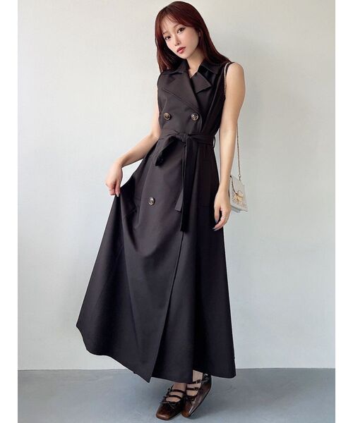 RESEXXY（リゼクシー）の「2WAY セパレートフレアトレンチコート（トレンチコート・レディース・ベージュ/ネイビー/ブラウン・FREE）」の21枚目の写真