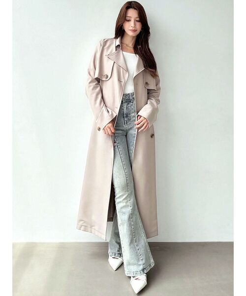 RESEXXY（リゼクシー） 2WAYセパレートフレアトレンチコート （BRN） リゼクシー RESEXXY 2WAYセパレートフレアトレンチコート （BRN