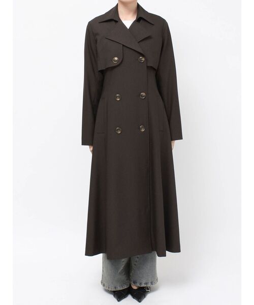 セール】2WAY セパレートフレアトレンチコート（トレンチコート