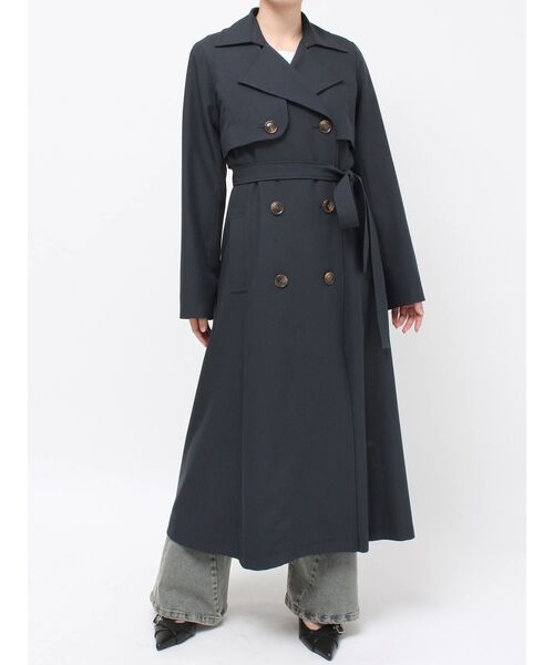 RESEXXY（リゼクシー）の「2WAY セパレートフレアトレンチコート（トレンチコート・レディース・ベージュ/ネイビー/ブラウン・FREE）」の5枚目の写真