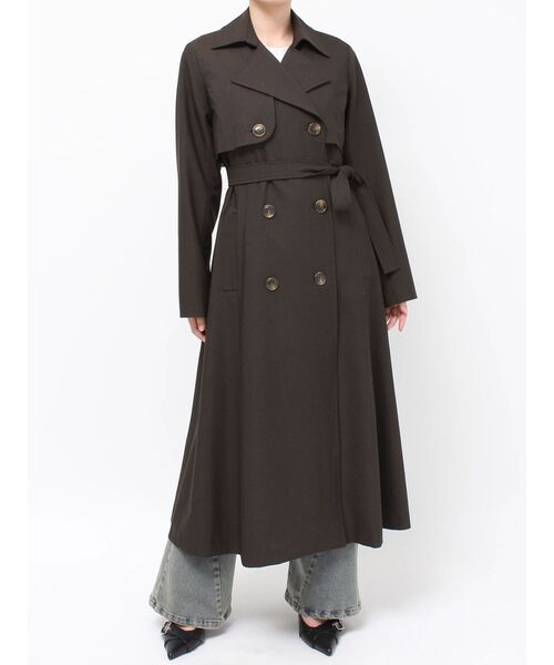 RESEXXY（リゼクシー）の「2WAY セパレートフレアトレンチコート（トレンチコート・レディース・ベージュ/ネイビー/ブラウン・FREE）」の6枚目の写真