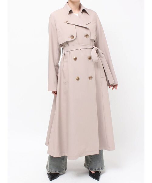 RESEXXY（リゼクシー）の「2WAY セパレートフレアトレンチコート（トレンチコート・レディース・ベージュ/ネイビー/ブラウン・FREE）」の7枚目の写真