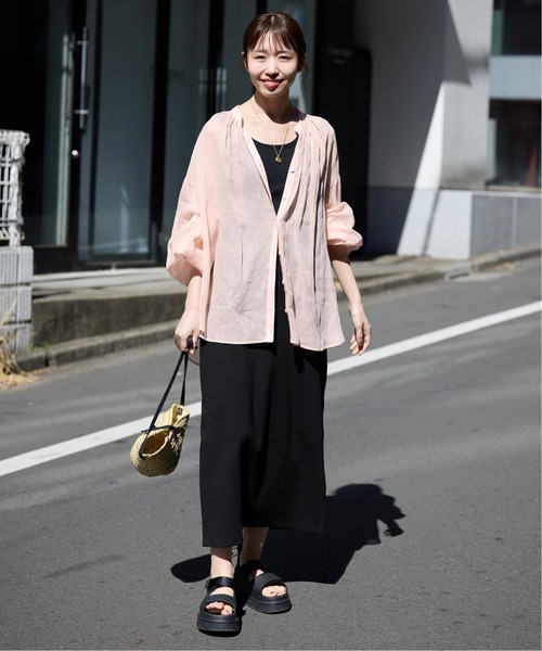 スローブイエナ　ラミースキッパーシャツ 追加》ラミースキッパーシャツ（シャツ/ブラウス）｜SLOBE IENA