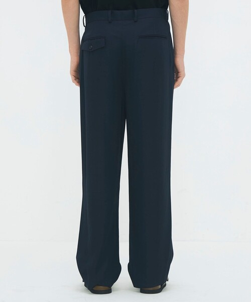 caban(キャバン)の「CABaN レーヨンシルクツイル 2タックワイドテーパードパンツ(その他パンツ・メンズ・ベージュ/ネイビー・S/M/L)」の6枚目の写真