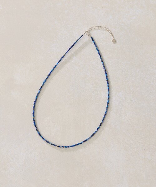 ear PAPILLONNER(イアパピヨネ)の「《スターリングシルバー使用》粒ストーンネックレス(ネックレス・レディース・ブラック/ブルー系その他/ネイビー・FREE)」の17枚目の写真