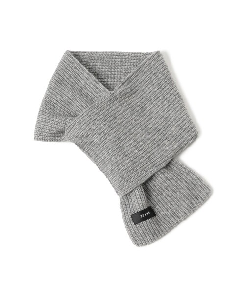 BEAMS（ビームス）の「ショート マフラー（マフラー・メンズ・サックスブルー/グレー/チャコールグレー/イエロー系その他5・ONE SIZE）」の3枚目の写真