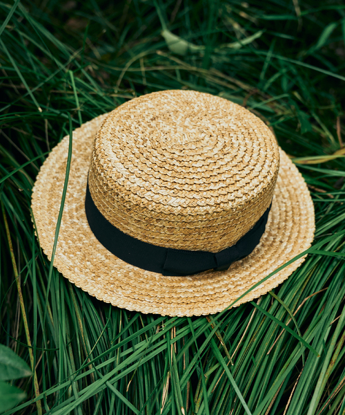 chapeaud O カンカン帽子　新品未使用タグ付き Chapeau d' O 帽子 ハット Chapeaud'O Brim Capeline