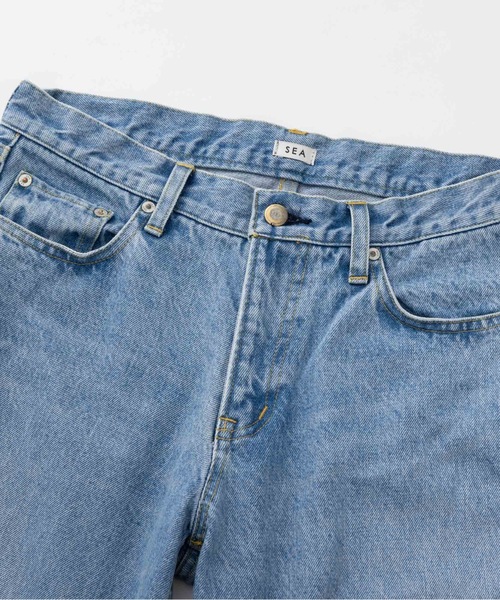 SEA（シー）の「14oz ワイド デニムパンツ（デニムパンツ・レディース・グレー/ライトブルー・0/1）」の9枚目の写真