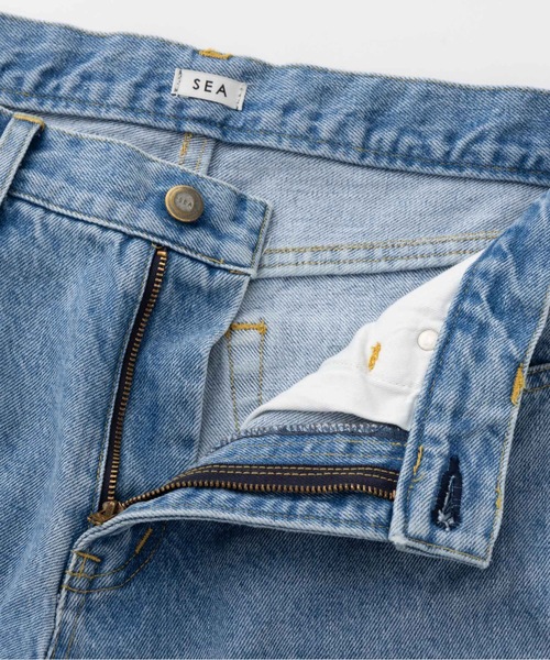 SEA（シー）の「14oz ワイド デニムパンツ（デニムパンツ・レディース・グレー/ライトブルー・0/1）」の12枚目の写真