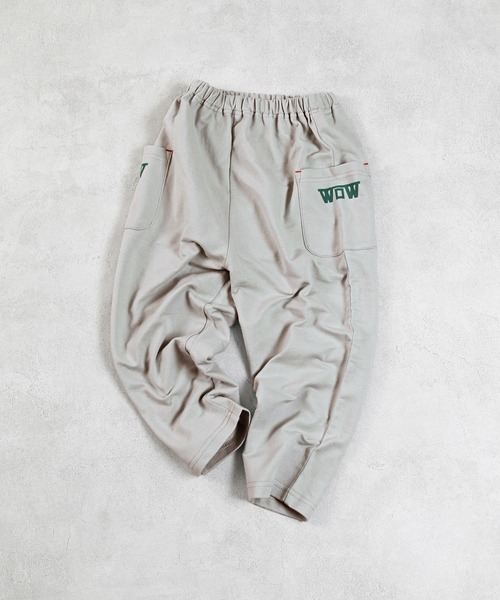 LSP WOW（エルエスピーワオ）の「【LSP WOW!】両面ミニ裏毛ロングパンツ（スウェットパンツ・キッズ・ネイビー/グリーン系その他/ブルー系その他/レッド/ライトグレー/グリーン/オレンジ系その他/グレー/カーキ/ブラック・110/100/90/80/130/120）」の3枚目の写真