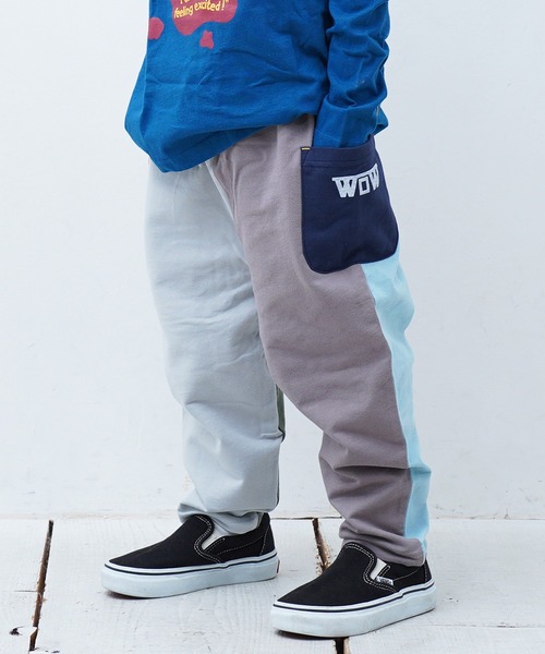 LSP WOW（エルエスピーワオ）の「【LSP WOW!】両面ミニ裏毛ロングパンツ（スウェットパンツ・キッズ・ネイビー/グリーン系その他/ブルー系その他/レッド/ライトグレー/グリーン/オレンジ系その他/グレー/カーキ/ブラック・110/100/90/80/130/120）」の12枚目の写真