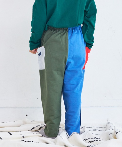 LSP WOW（エルエスピーワオ）の「【LSP WOW!】両面ミニ裏毛ロングパンツ（スウェットパンツ・キッズ・ネイビー/グリーン系その他/ブルー系その他/レッド/ライトグレー/グリーン/オレンジ系その他/グレー/カーキ/ブラック・110/100/90/80/130/120）」の15枚目の写真