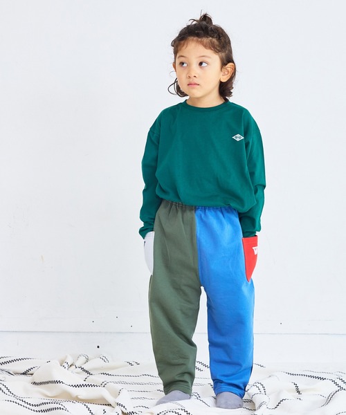 LSP WOW（エルエスピーワオ）の「【LSP WOW!】両面ミニ裏毛ロングパンツ（スウェットパンツ・キッズ・ネイビー/グリーン系その他/ブルー系その他/レッド/ライトグレー/グリーン/オレンジ系その他/グレー/カーキ/ブラック・110/100/90/80/130/120）」の16枚目の写真