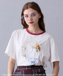 NICOLE CLUB | THE MACMILLAN ALICE マクミラン・アリスプリントコラボTシャツ(Tシャツ/カットソー)