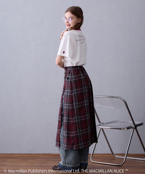 NICOLE CLUB(ニコル クラブ)の「THE MACMILLAN ALICE マクミラン・アリスプリントコラボTシャツ(Tシャツ/カットソー・レディース・その他2/その他1/チャコール・FREE)」の12枚目の写真