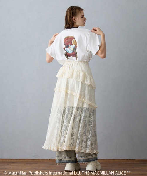 NICOLE CLUB(ニコル クラブ)の「THE MACMILLAN ALICE マクミラン・アリスプリントコラボTシャツ(Tシャツ/カットソー・レディース・その他2/その他1/チャコール・FREE)」の16枚目の写真