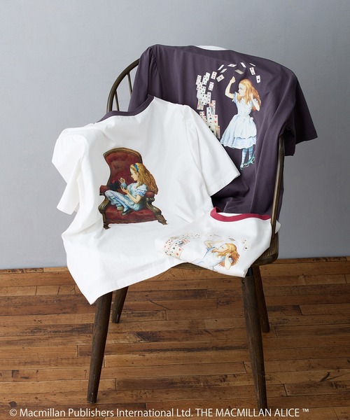 NICOLE CLUB(ニコル クラブ)の「THE MACMILLAN ALICE マクミラン・アリスプリントコラボTシャツ(Tシャツ/カットソー・レディース・その他2/その他1/チャコール・FREE)」の18枚目の写真