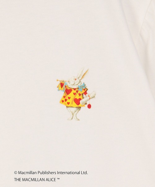 NICOLE CLUB(ニコル クラブ)の「THE MACMILLAN ALICE マクミラン・アリスプリントコラボTシャツ(Tシャツ/カットソー・レディース・その他2/その他1/チャコール・FREE)」の10枚目の写真