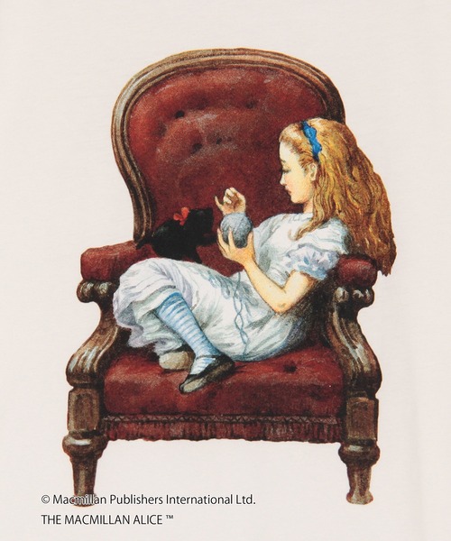NICOLE CLUB(ニコル クラブ)の「THE MACMILLAN ALICE マクミラン・アリスプリントコラボTシャツ(Tシャツ/カットソー・レディース・その他2/その他1/チャコール・FREE)」の6枚目の写真