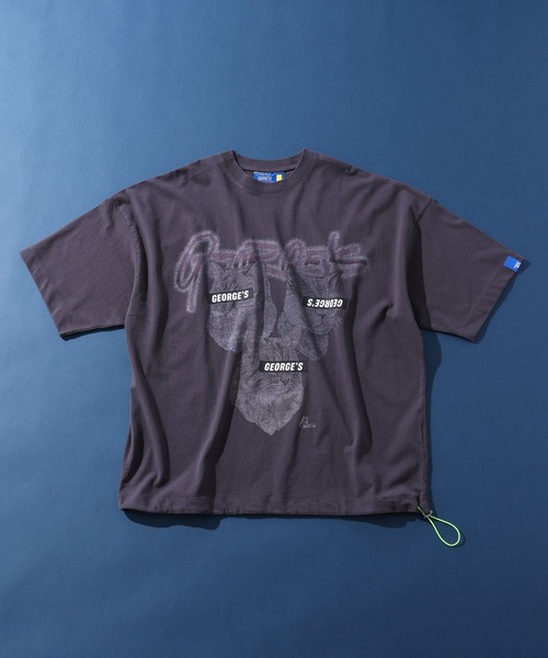 GEORGE'S(ジョージズ)の「CAT&DOG リメイク Tシャツ(Tシャツ/カットソー・メンズ・グレー系2/グレー系1/グレー系3・MEDIUM/LARGE)」の3枚目の写真