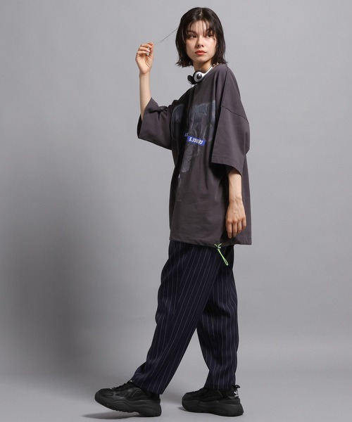 GEORGE'S(ジョージズ)の「CAT&DOG リメイク Tシャツ(Tシャツ/カットソー・メンズ・グレー系2/グレー系1/グレー系3・MEDIUM/LARGE)」の6枚目の写真