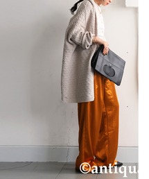 antiqua（アンティカ）の「ワイド サテンパンツ（その他パンツ）」