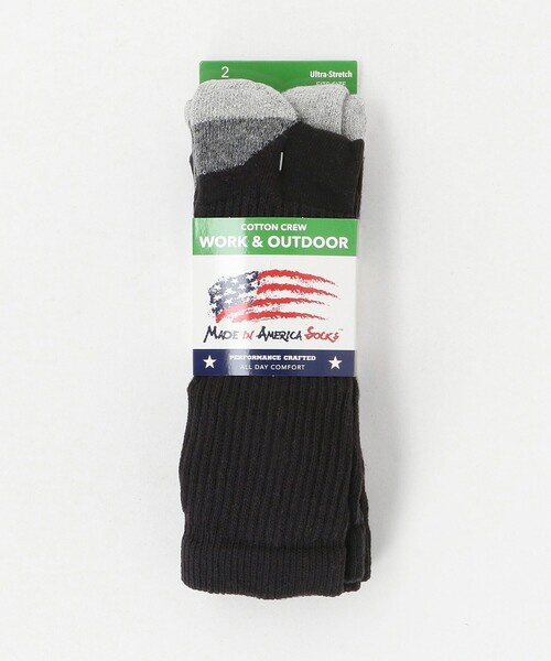 Steven Alan（スティーブンアラン）の「＜Made in America Socks＞ CTN 2P SOCKS/ソックス（ソックス/靴下・メンズ・ホワイト/ブラック・FREE）」の11枚目の写真