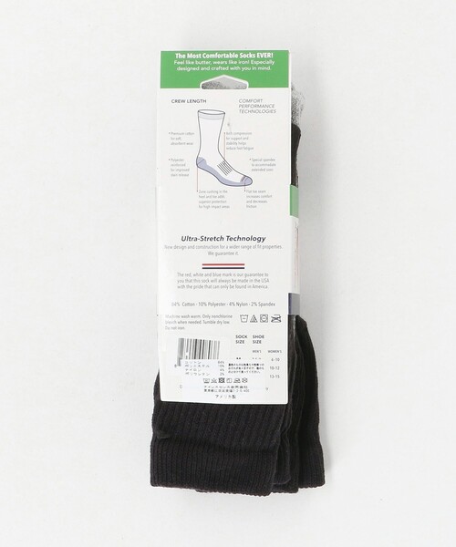 Steven Alan（スティーブンアラン）の「＜Made in America Socks＞ CTN 2P SOCKS/ソックス（ソックス/靴下・メンズ・ホワイト/ブラック・FREE）」の12枚目の写真