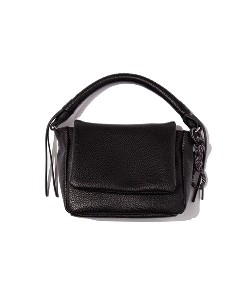 F/CE. (エフシーイー)の「F/CE. TECH LEATHER MINI POUCH / エフシーイー テックレザー ミニポーチ(ハンドバッグ・メンズ・ブラック/アイボリー/チャコール・FREE)」の2枚目の写真