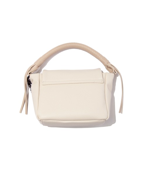 F/CE. (エフシーイー)の「F/CE. TECH LEATHER MINI POUCH / エフシーイー テックレザー ミニポーチ(ハンドバッグ・メンズ・ブラック/アイボリー/チャコール・FREE)」の4枚目の写真