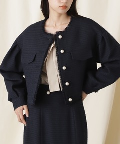 ジルスチュアート　モノトーンツイードジャケット 楽天市場】【SALE／70%OFF】◇モノトーンツイードジャケット