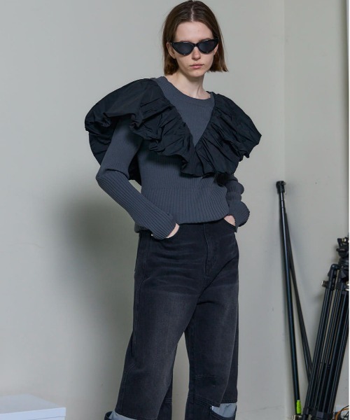 25AW PRE-ORDER】Puff Sleeve Docking Tops/パフドッキング