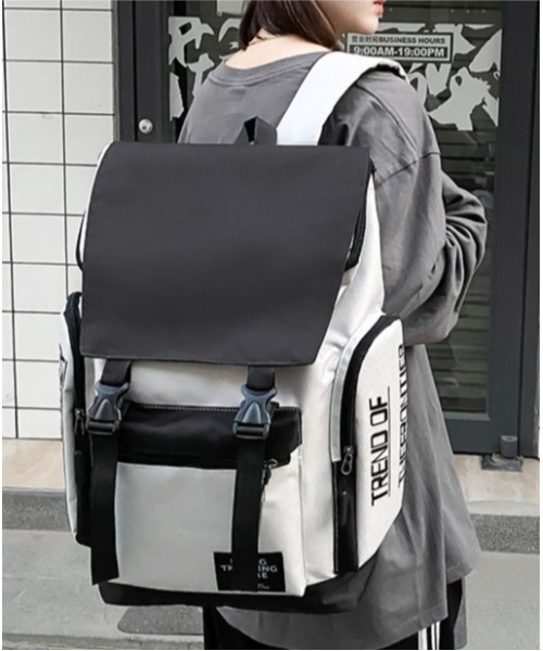 BACKYARD FAMILY(バックヤードファミリー)の「リュック 通学 大容量 pmycl9380(バックパック/リュック・レディース・ブラック/グレー・FREE)」の2枚目の写真
