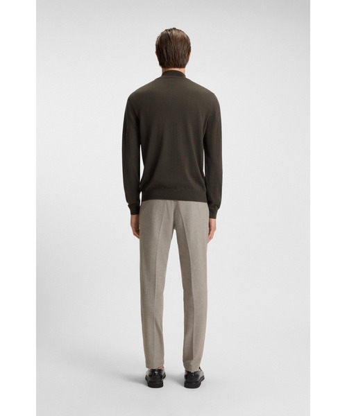 BOSS(ボス)の「ジップネックセーター バージンウール(ニット/セーター・メンズ・ブラック/ホワイト/カーキ/ダークブルー・L/M/XL/XXL/XXXL/S)」の19枚目の写真