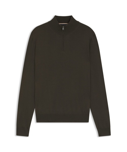 BOSS(ボス)の「ジップネックセーター バージンウール(ニット/セーター・メンズ・ブラック/ホワイト/カーキ/ダークブルー・L/M/XL/XXL/XXXL/S)」の20枚目の写真