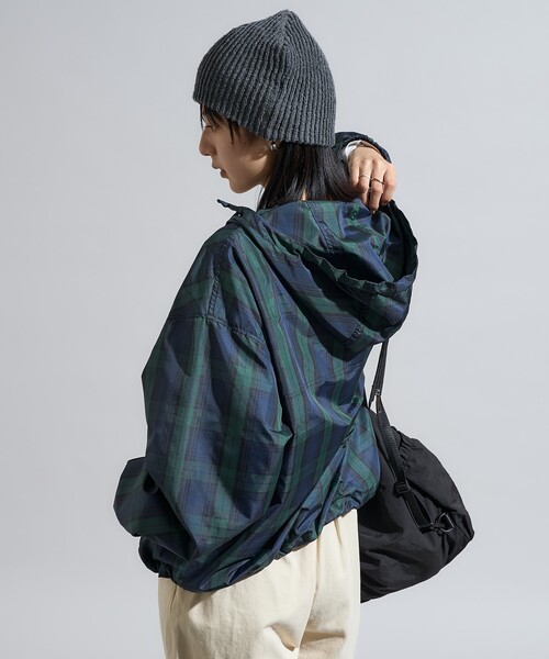 UMBRO × FREAK'S STORE/アンブロ 別注 Check Anorak Parka/チェック
