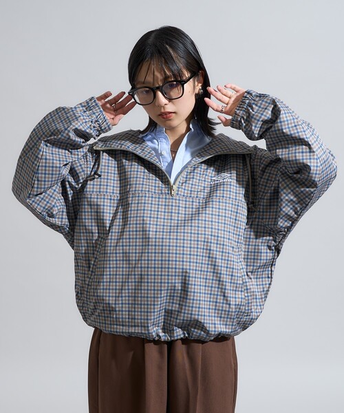 UMBRO × FREAK'S STORE/アンブロ 別注 Check Anorak Parka