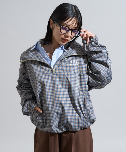 UMBRO × FREAK'S STORE/アンブロ 別注 Check Anorak Parka/チェック