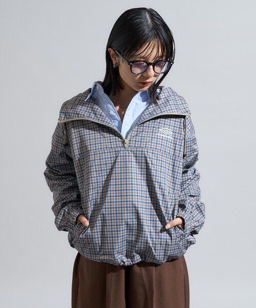 UMBRO × FREAK'S STORE/アンブロ 別注 Check Anorak Parka/チェック