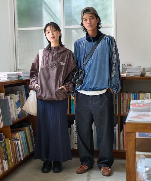UMBRO freak's store 別注　アノラックパーカー　チェック柄 UMBRO × FREAK'S STORE/アンブロ 別注 Check Anorak Parka