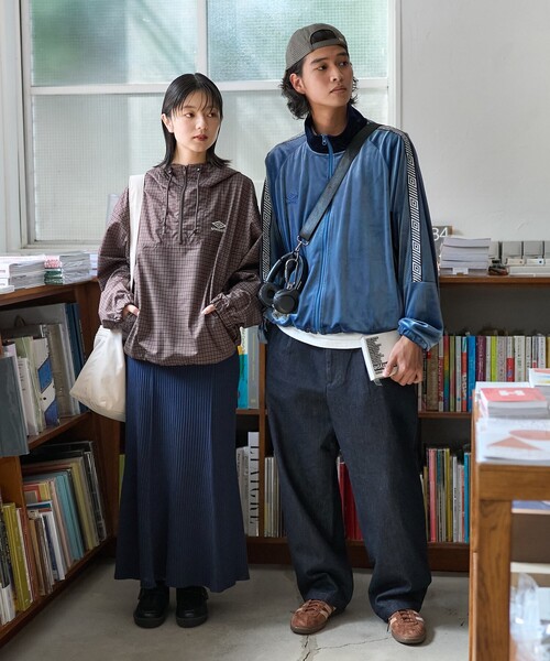 UMBRO × FREAK'S STORE/アンブロ 別注 Check Anorak Parka