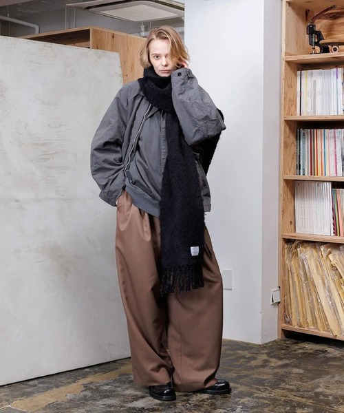 VOAAOV（ヴォアーブ）の「【VOAAOV】 HEAVY JERSEY GARMENT DYE L/S T-Shirt（Tシャツ/カットソー・メンズ・ネイビー/ブラック/チャコールグレー/ホワイト・1/2/0）」の10枚目の写真