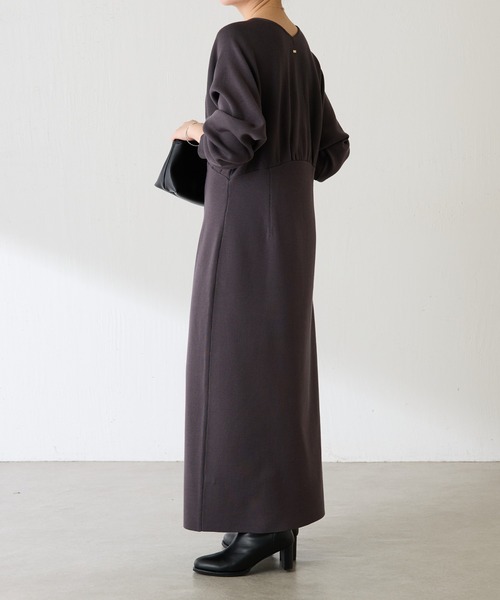 カシュクールニットワンピース（ワンピース）｜COLLAGE