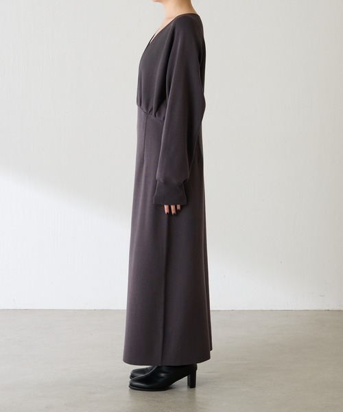 カシュクールニットワンピース（ワンピース）｜COLLAGE